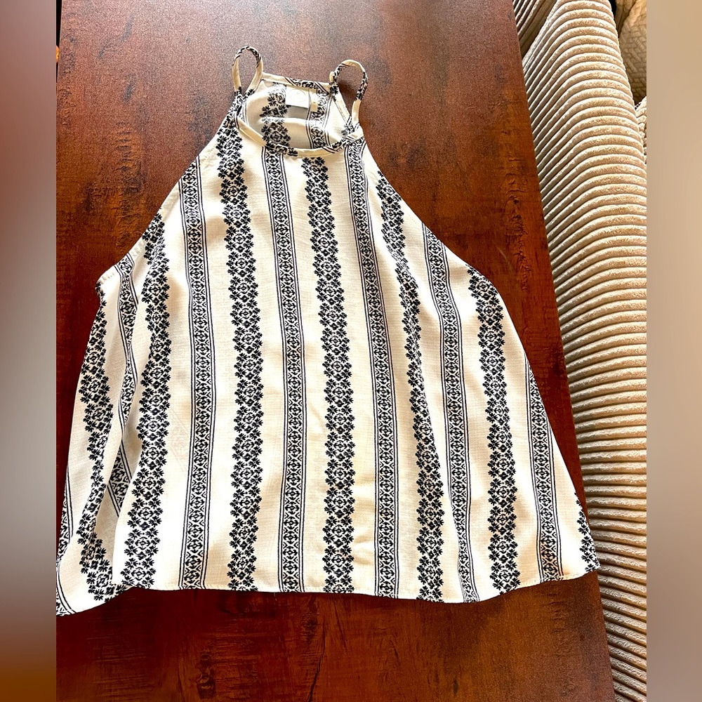 Bohemian High Neck Cami Sleeveless Top